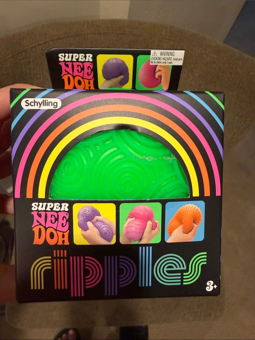 Super Nee Doh Ripple - Green Kids Squishy Toy